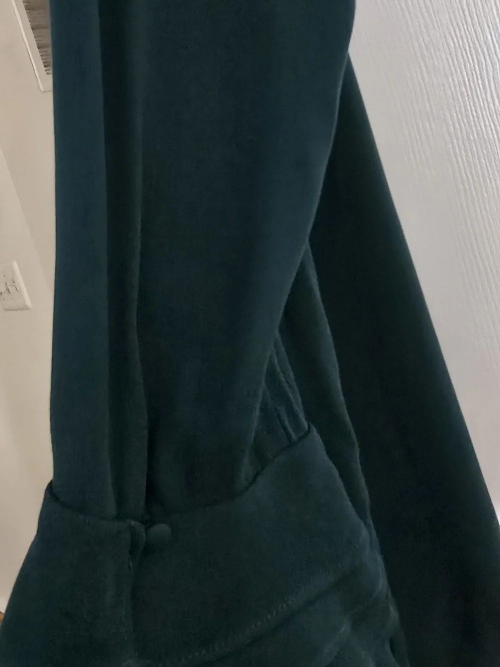 Soft Surroundings Deep Green Collared Blouse